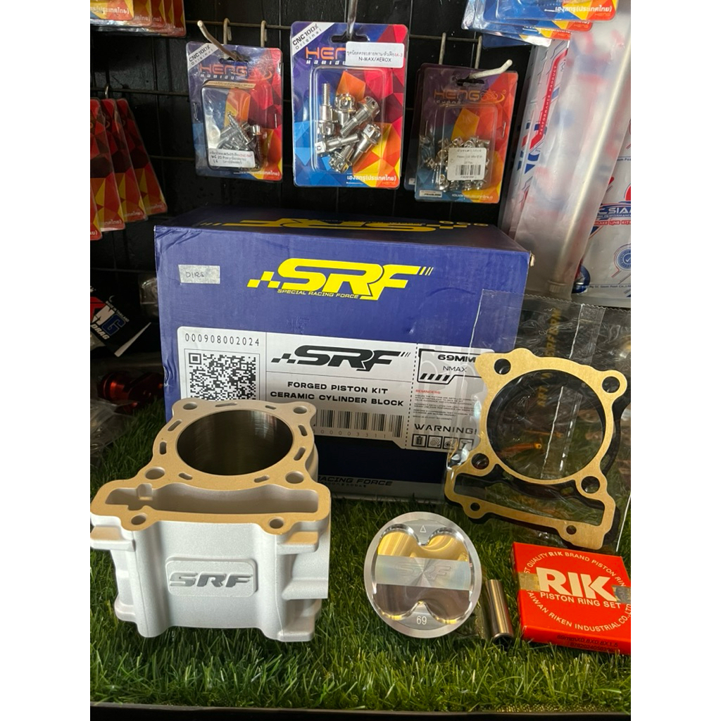 SRF Ceramic Cylinder Block Forged Piston Kit for Nmax/Aerox (65-66-69 ...