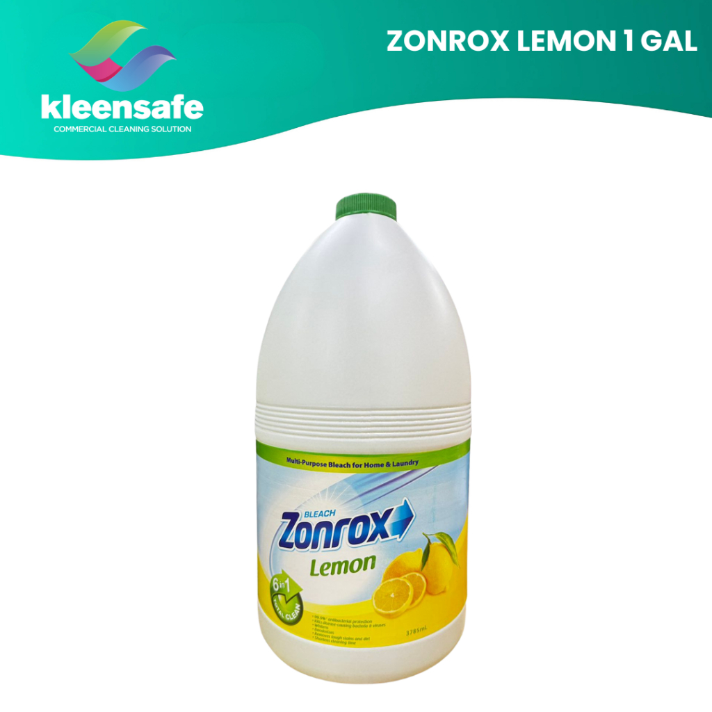 Kleensafe X Zonrox Bleach Lemon 1Gallon | Shopee Philippines