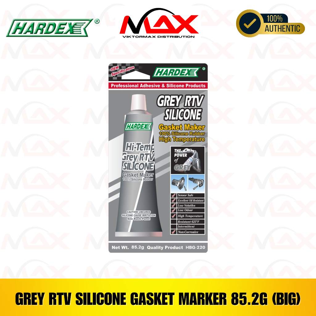 HARDEX BETA big GREY RTV SILICONE GASKET MAKER (85.2G) | Shopee Philippines