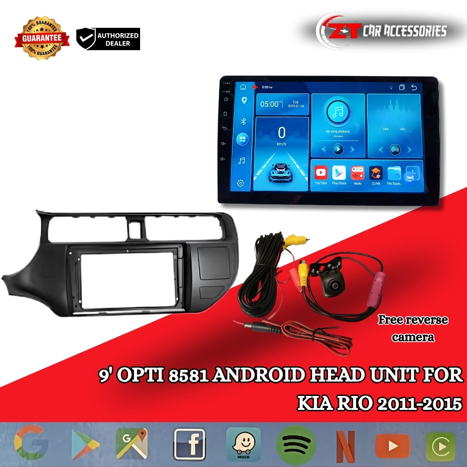 KIA RIO ANDROID HEAD UNIT 2011-2015 9inch | Shopee Philippines
