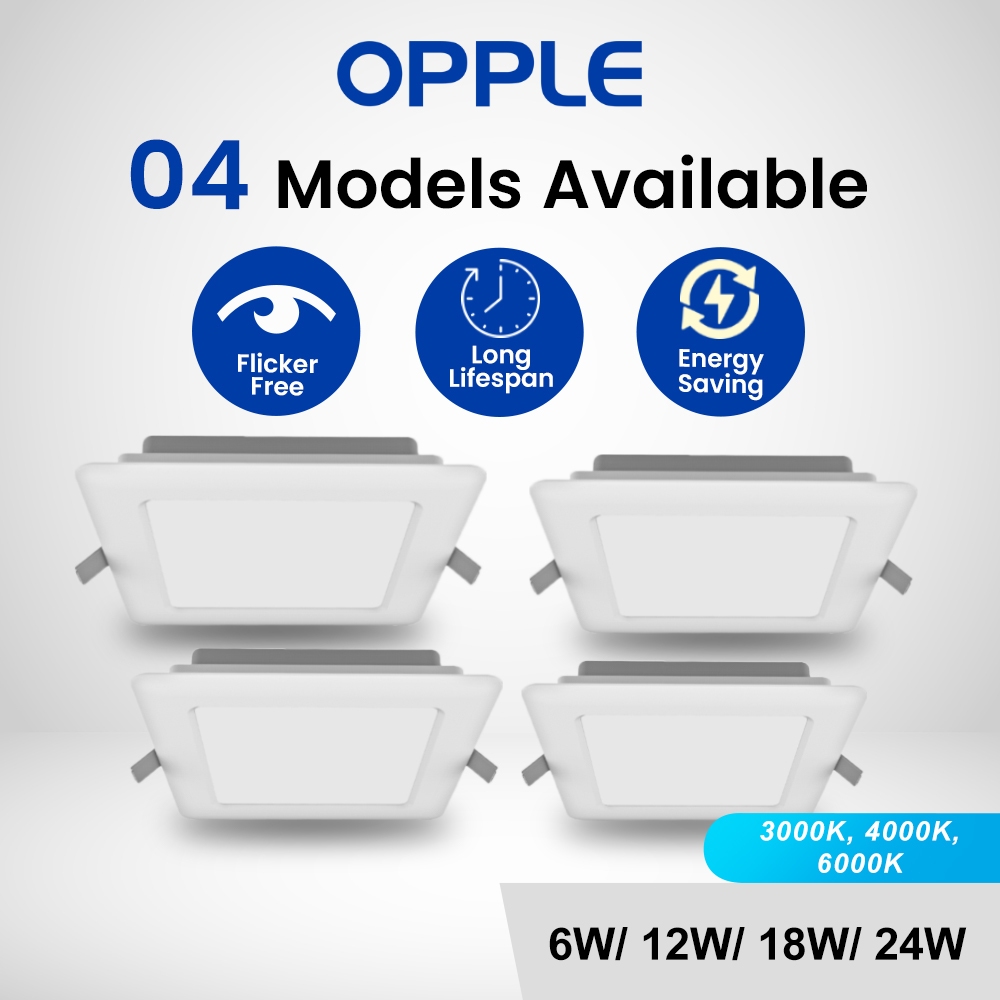OPPLE LED Slim Downlight RC ESII 6 watts/12 Watts/18 watts/24watts ...