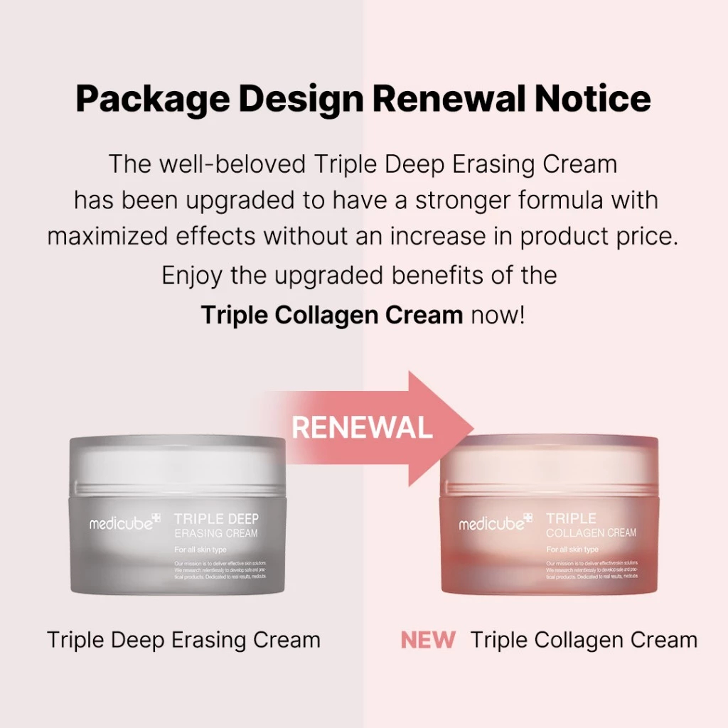 Medicube Triple Deep 50ml Korean Dermatology Same Triple Cleansing ...