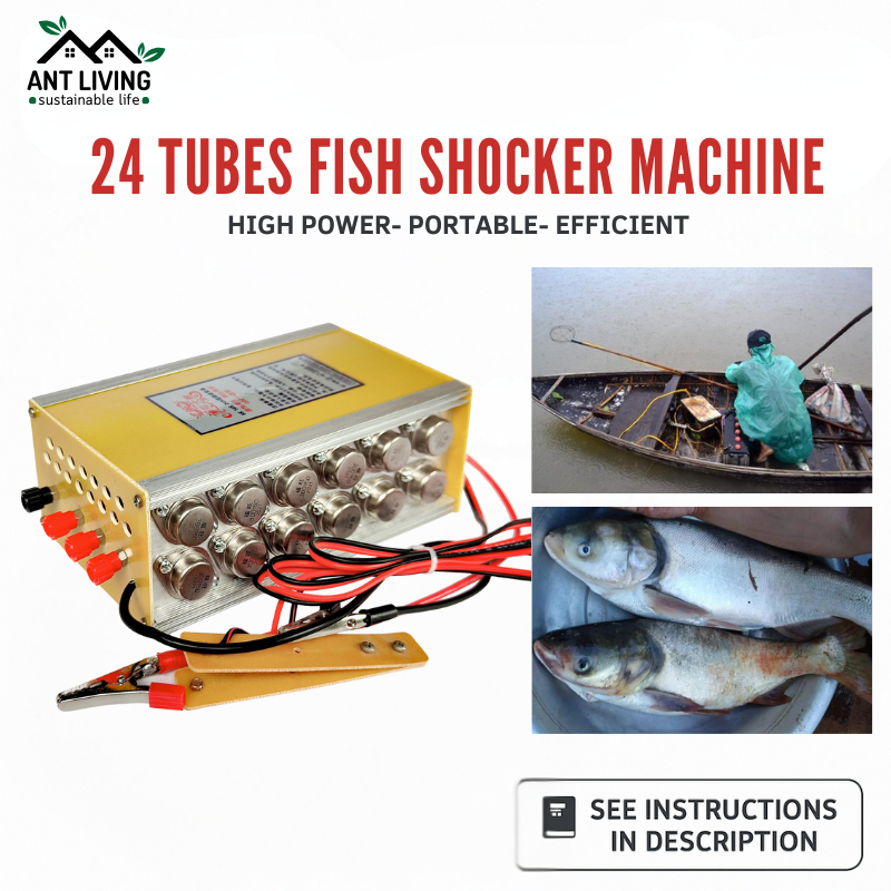 DC12V 24Tubes Ultrasonic Inverter Electric Fishing High Power Machine ...