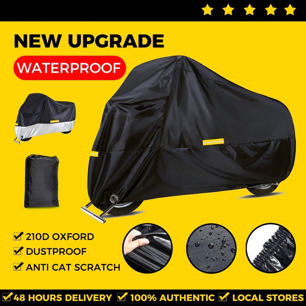 Motorcycle Motorbike Cover Waterproof Outdoor Rain Dust UV Protection Heavy Duty