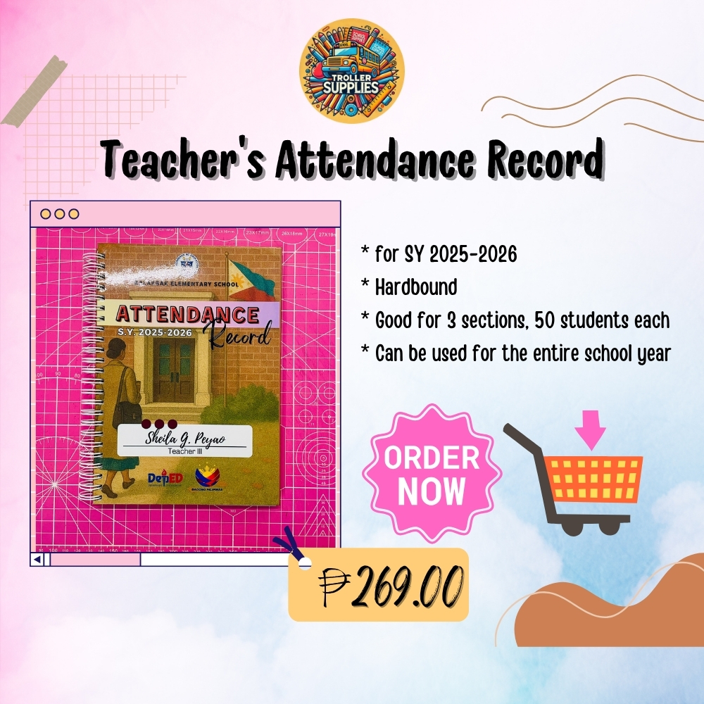 NEW TEACHER'S ATTENDANCE NOTEBOOK S.Y. 2025-2026 | Shopee Philippines