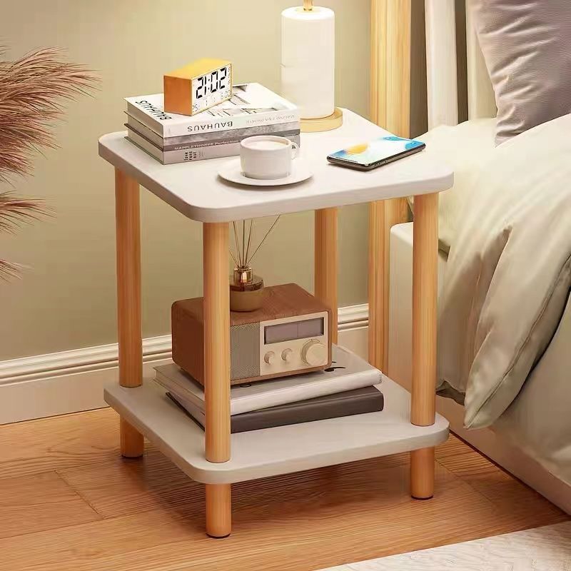 Solid Wooden Shelf Coffee Table Side Table Bedside Table Sofa Table ...