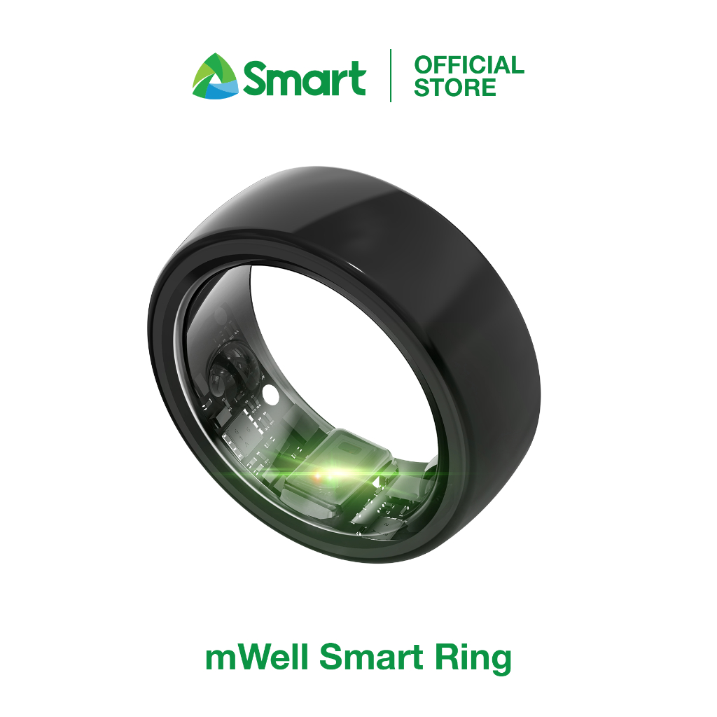 mWell Smart Ring Wearable Device | SMART (BLACK) | Shopee Philippines