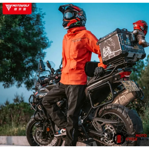 Windproof Raincoat for Riders / Full-Coverage Waterproof Suit #R104 ...