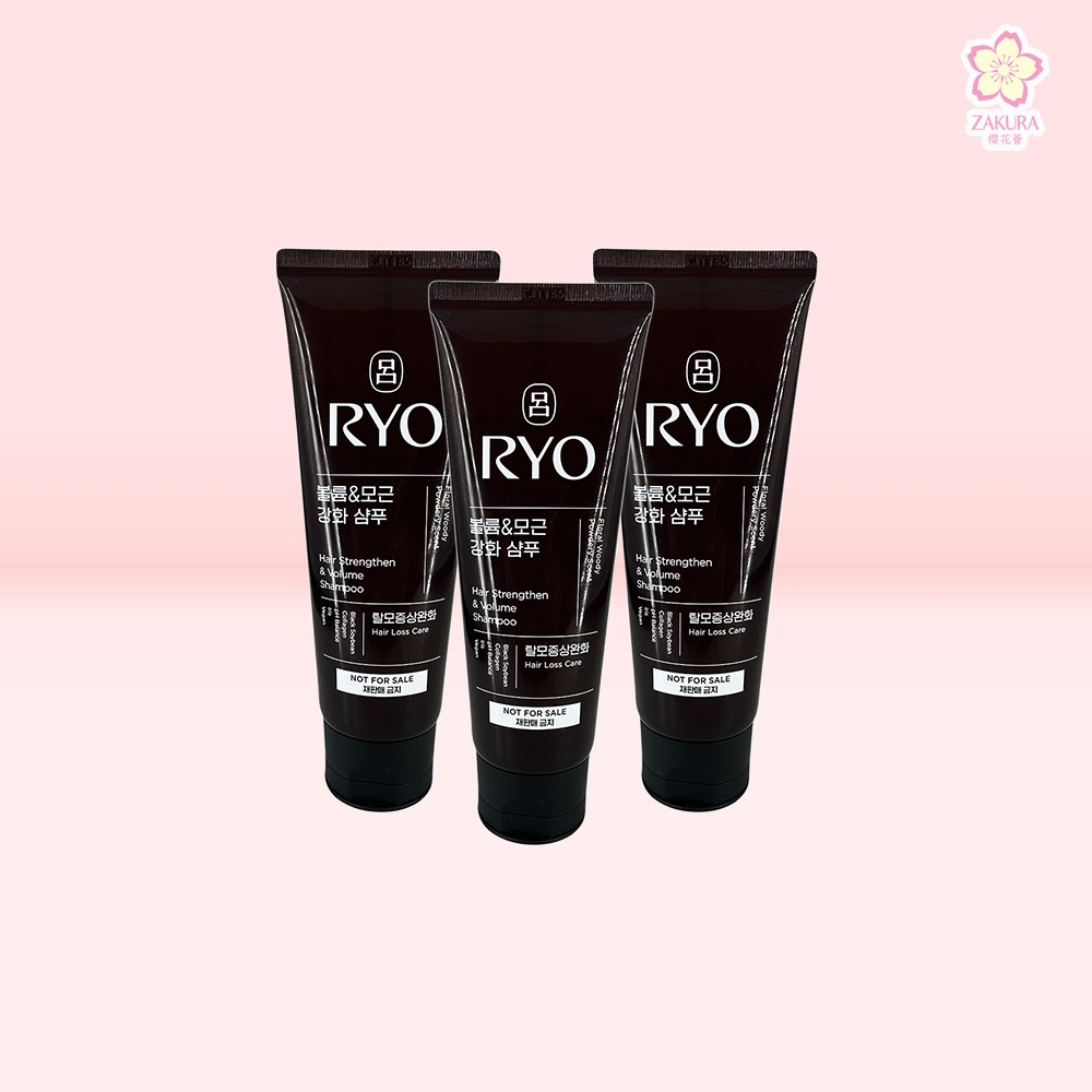 Ryo Hair Strengthen & Volume Shampoo (Miniature) 112ml / 112ml x3 ...