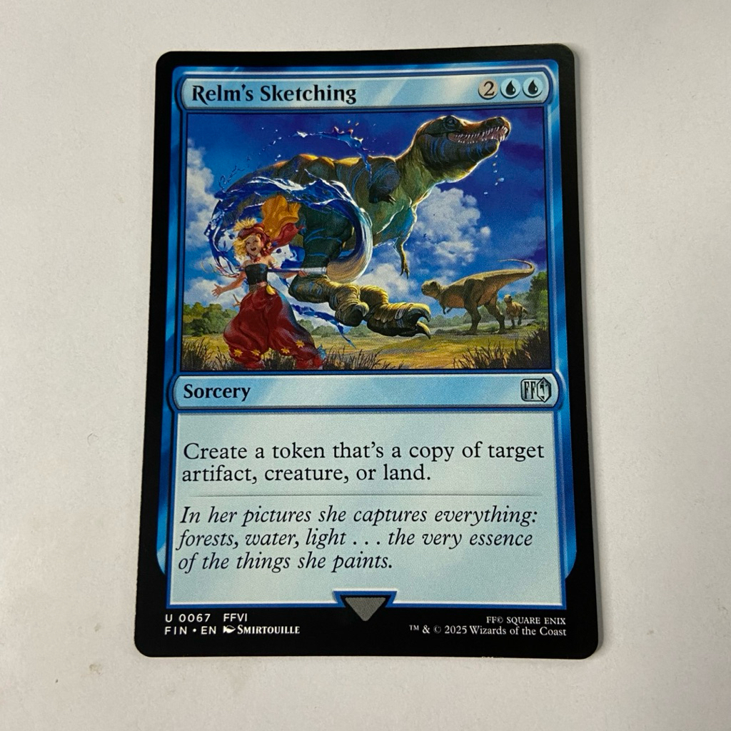FIN RELM'S SKETCHING EJECT ETHER SIDEQUEST: CARD COLLECTION SUMMON SHIVA FINAL  FANTASY BLUE MTG | Shopee Philippines