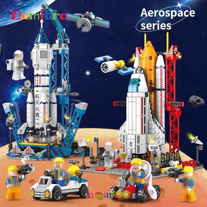Building Blocks Toys Space Shuttle Rocket 3D Model Educational Toys for ...