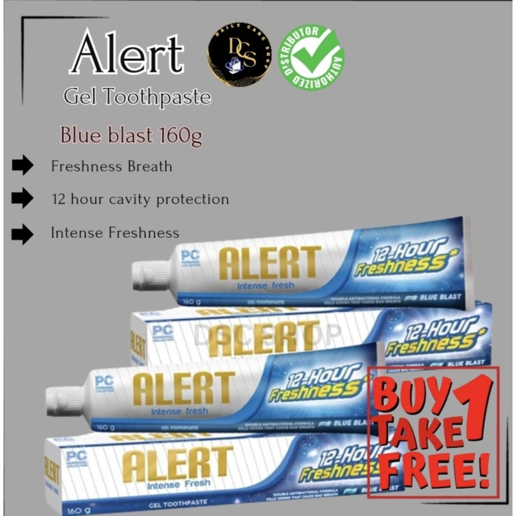 ALERT BLUE BUY 1 TAKE 1 INTENSE FRESH GEL TOOTHPASTE | Shopee Philippines
