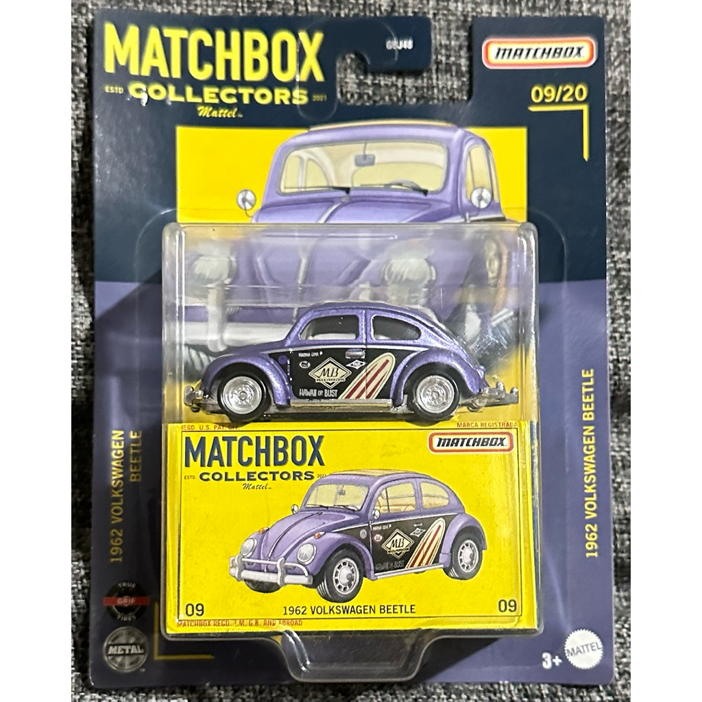 Matchbox - 1962 Volkswagen Beetle green