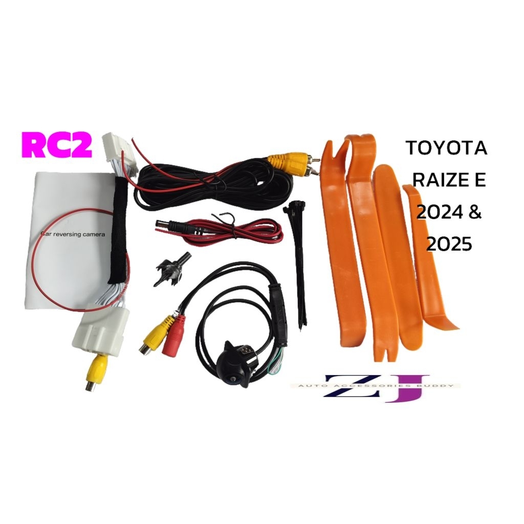 REVERSE CAMERA SET FOR TOYOTA RAIZE E VARIANT (COMPLETE SET) YEAR 2022 ...