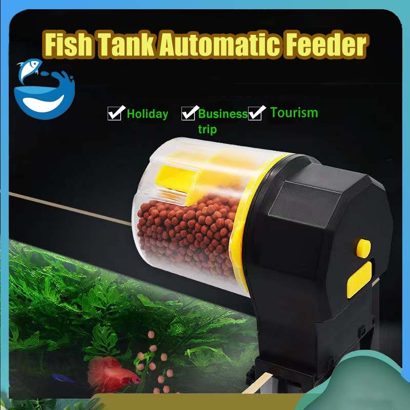 Automatic Fish Feeder Aquarium Smart Timing Feeder Timer Food Feeding ...