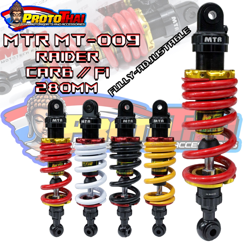 Monoshock Raider 150 Carb / Fi 280mm 290mm ( MUTARRU / MTR Brand ...