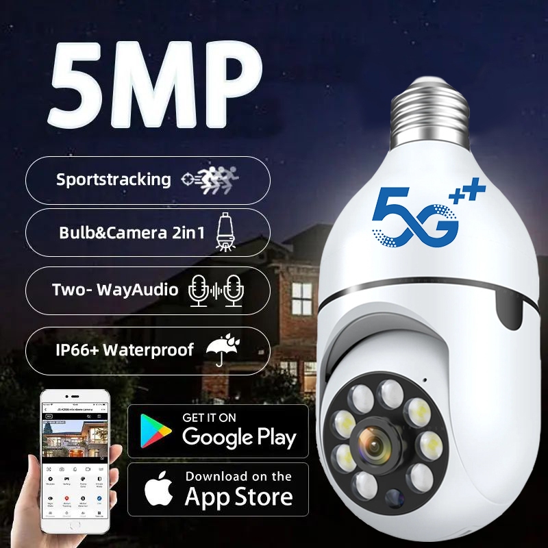 V380 Pro Wifi Camera Connect To Phone V380 Pro Wireless CCTV Bulb