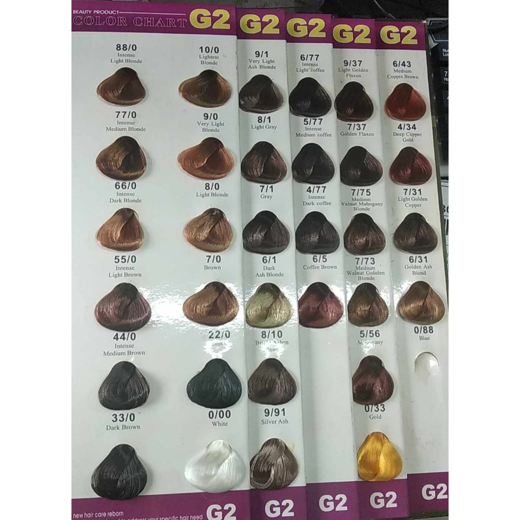 G2 Beauty Product Hair Color 100ml | Shopee Philippines