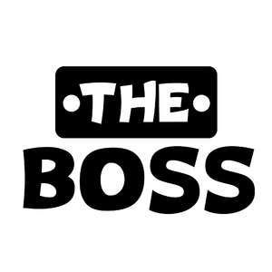 THE BOSS Decals Sticker Waterproof Automobile Vinyl for Cars and ...