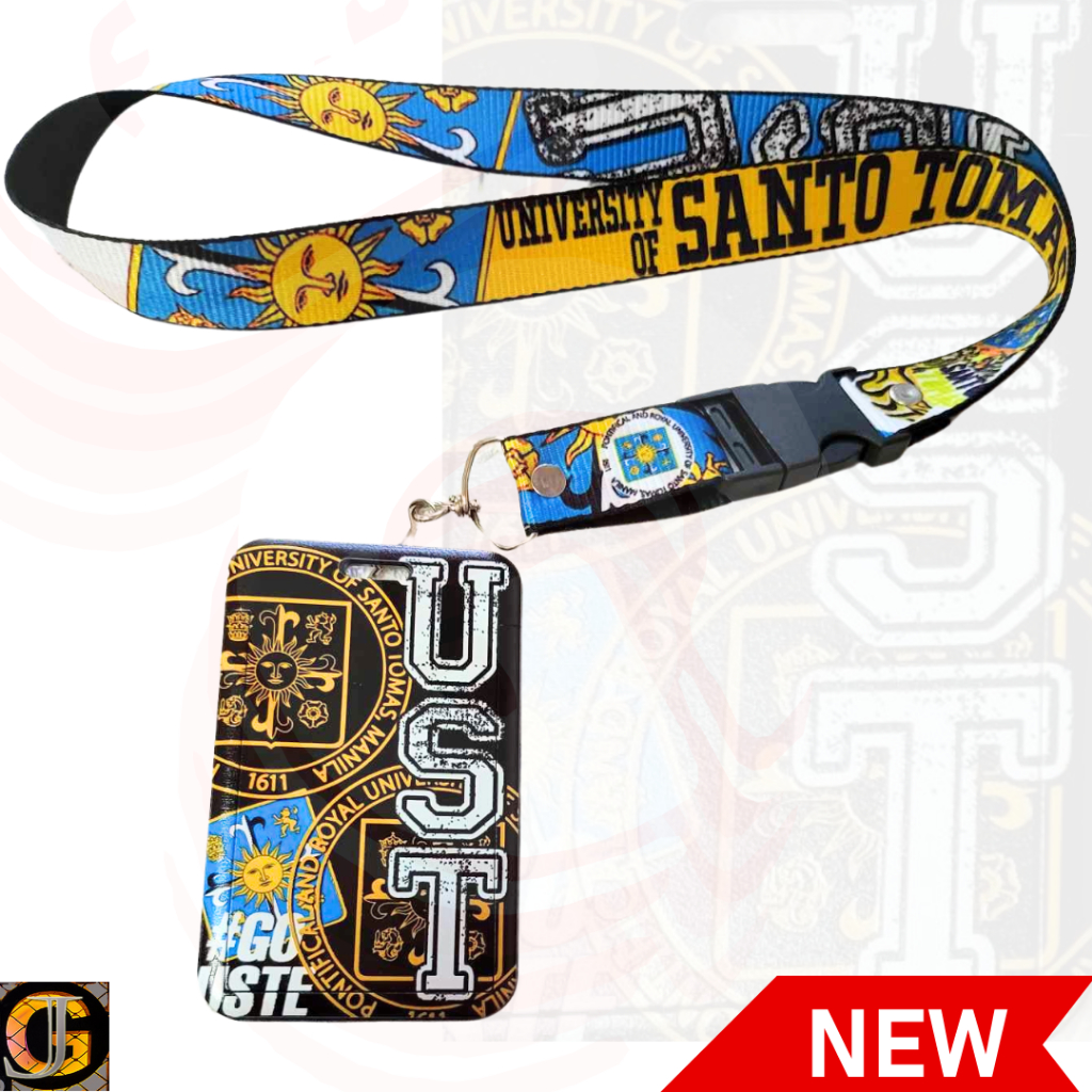 jg Lanyards Id ace for UST University of Sto Tomas ID sling | Shopee ...