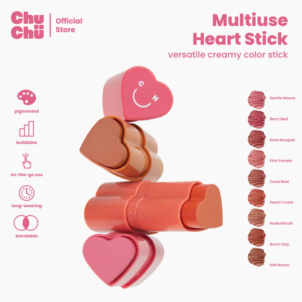 Chu Chu Beauty Multiuse Heart Stick | Shopee Philippines