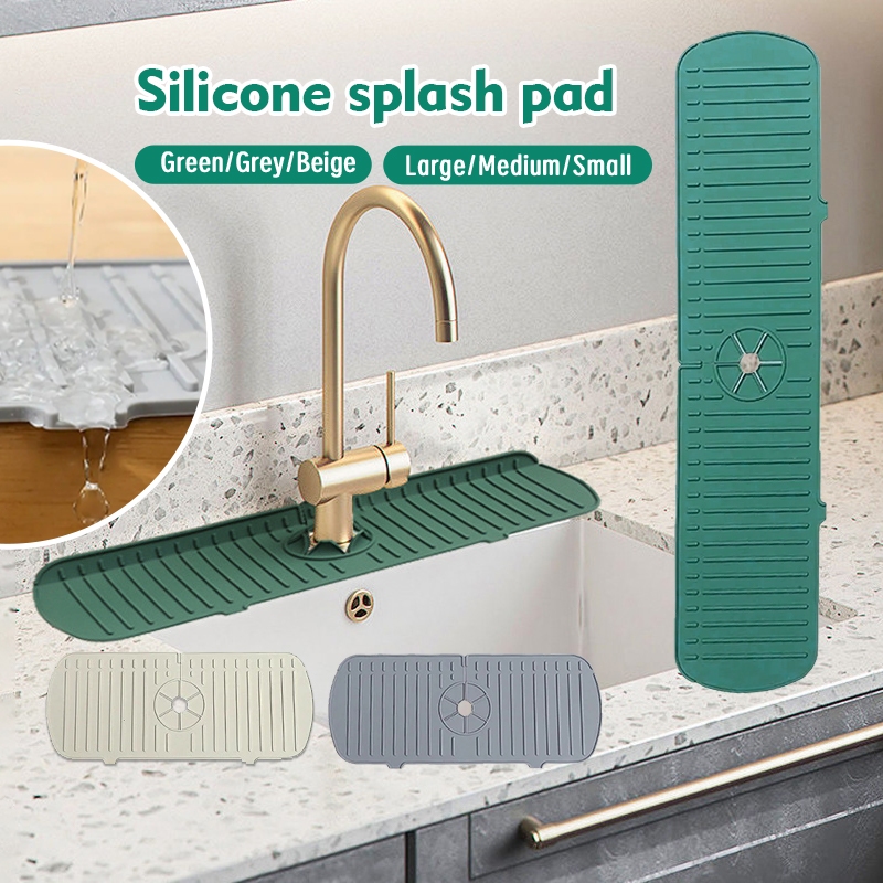 Kitchen Faucet Silicone Drain Pad Splash Pad Sink Pool Non-slip ...