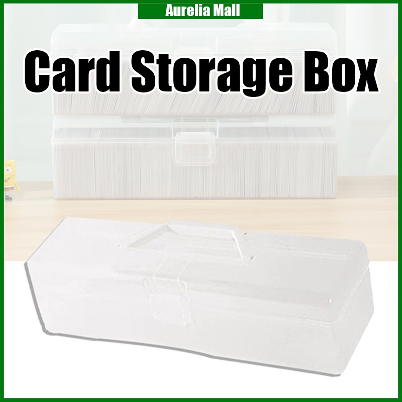Card Collection Box Transparent Card Storage Box For Collect The Game