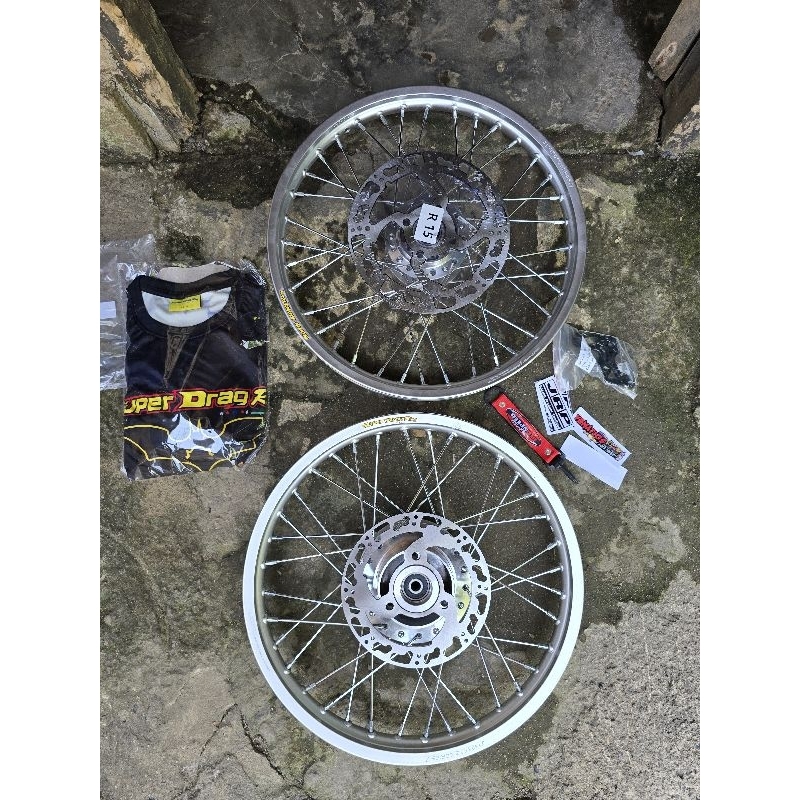SDR RIMSET RAIDER 150 FI/CARB ASSEMBLED | Shopee Philippines