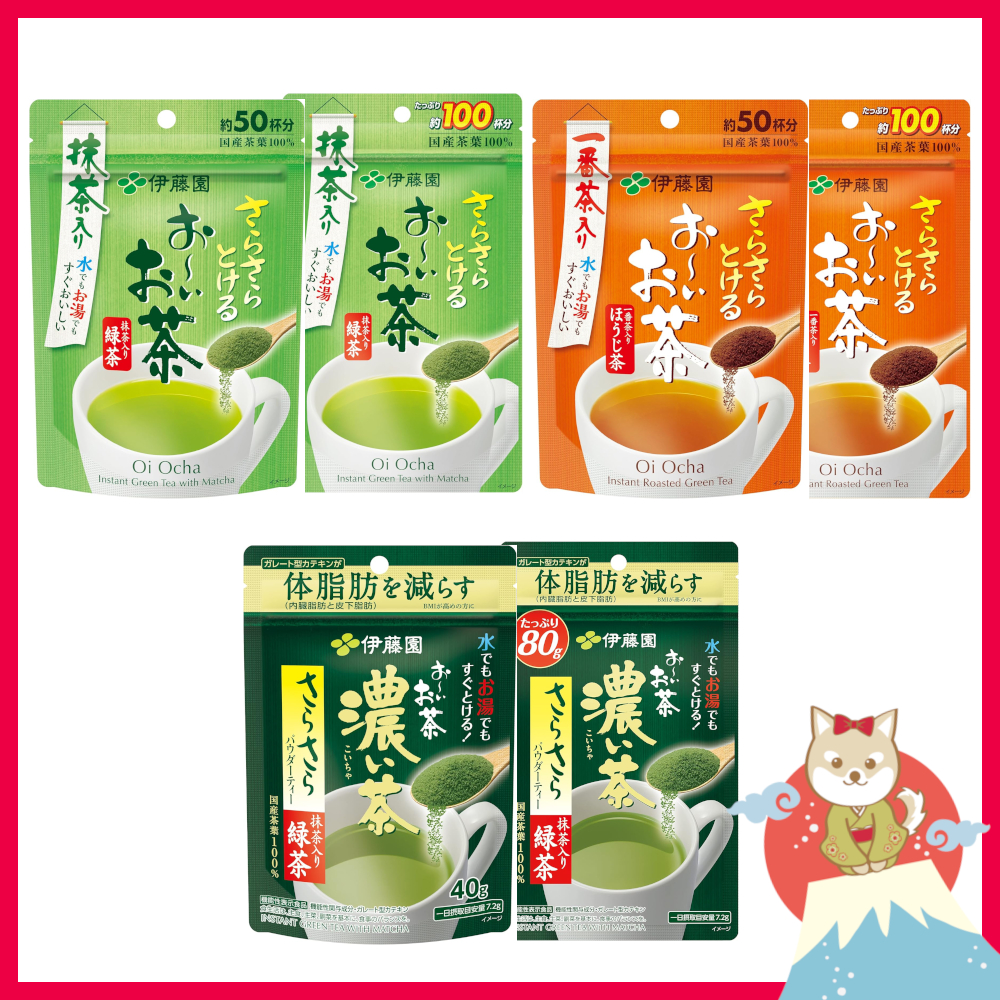 ITO EN Oi Ocha Powdered Drink / Instant Rich Green Tea with Matcha ...