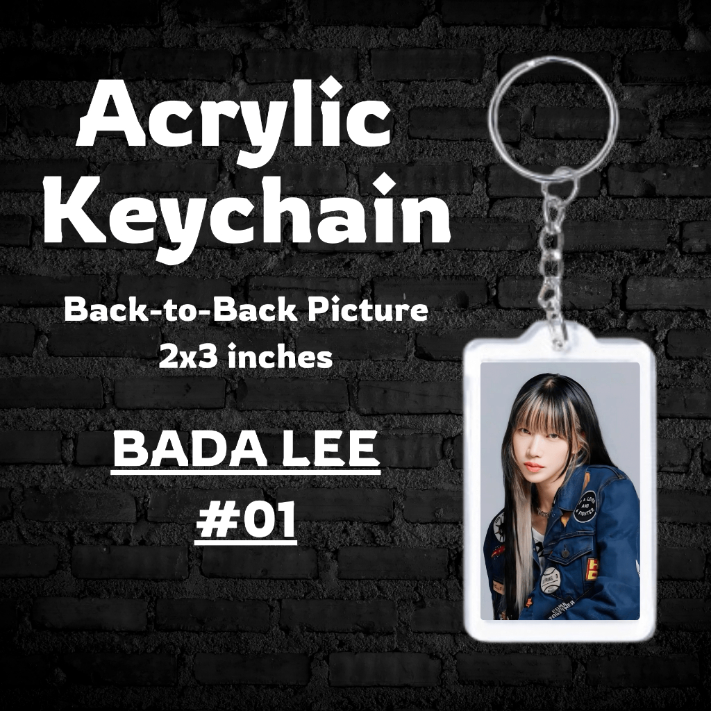 Bada Lee Acrylic Keychain 2x3 inches Back2Back | Shopee Philippines