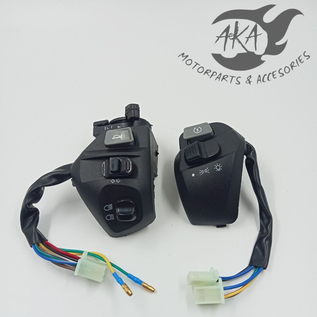 MOTORCYCLE HANDLE SWITCH SET(LEFT & RIGHT) FOR MIO SPORTY | Shopee ...