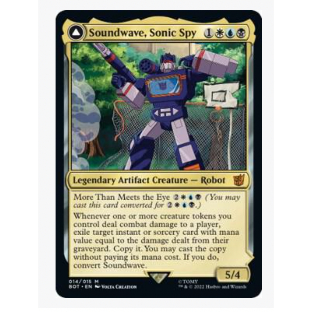 Soundwave, Sonic Spy - Universes Beyond: Transformers (BOT) | Shopee ...