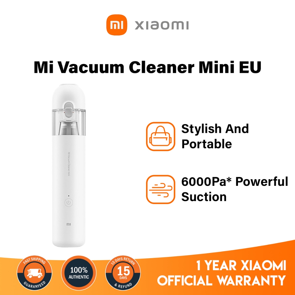 [1Year Warranty] Xiaomi Vacuum Cleaner Mini EU Portable 6KPa Suction