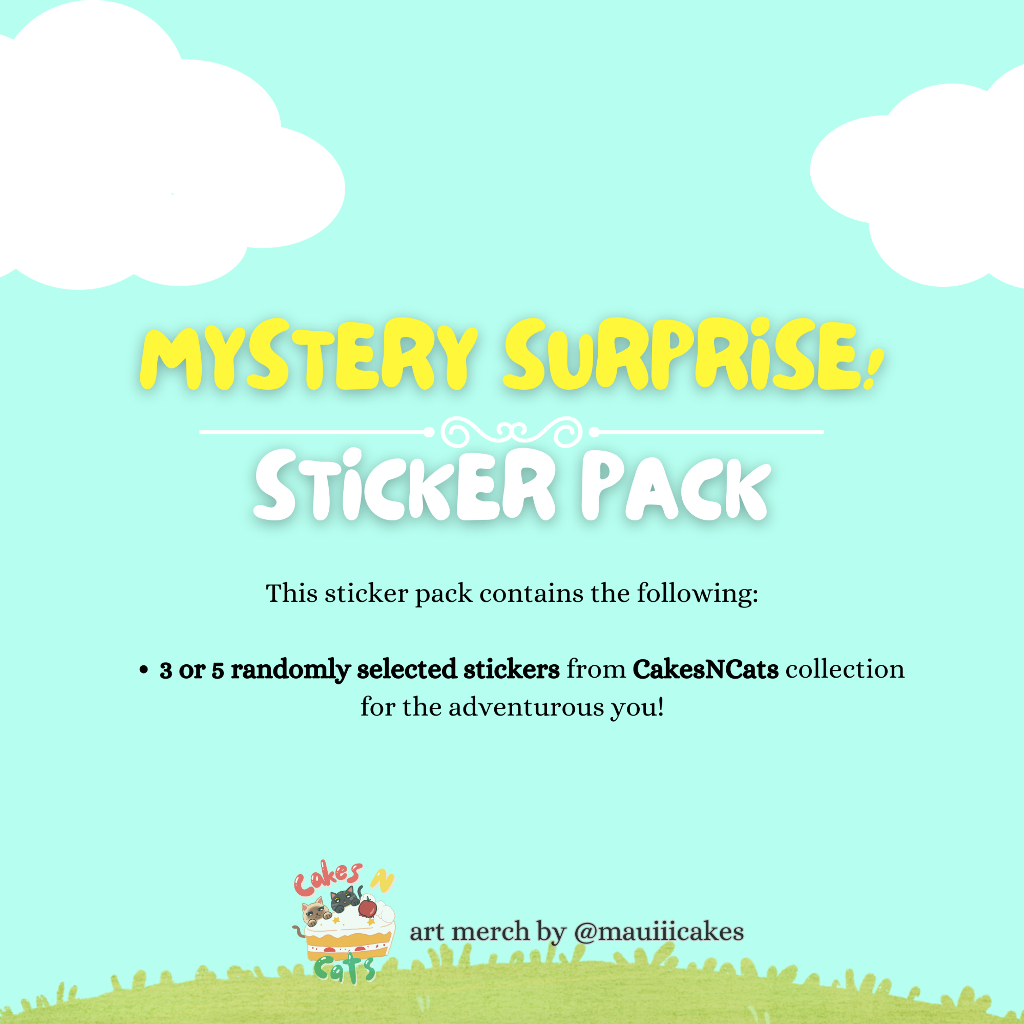 [Sticker Pack] Mystery Surprise! Sticker Pack | Shopee Philippines