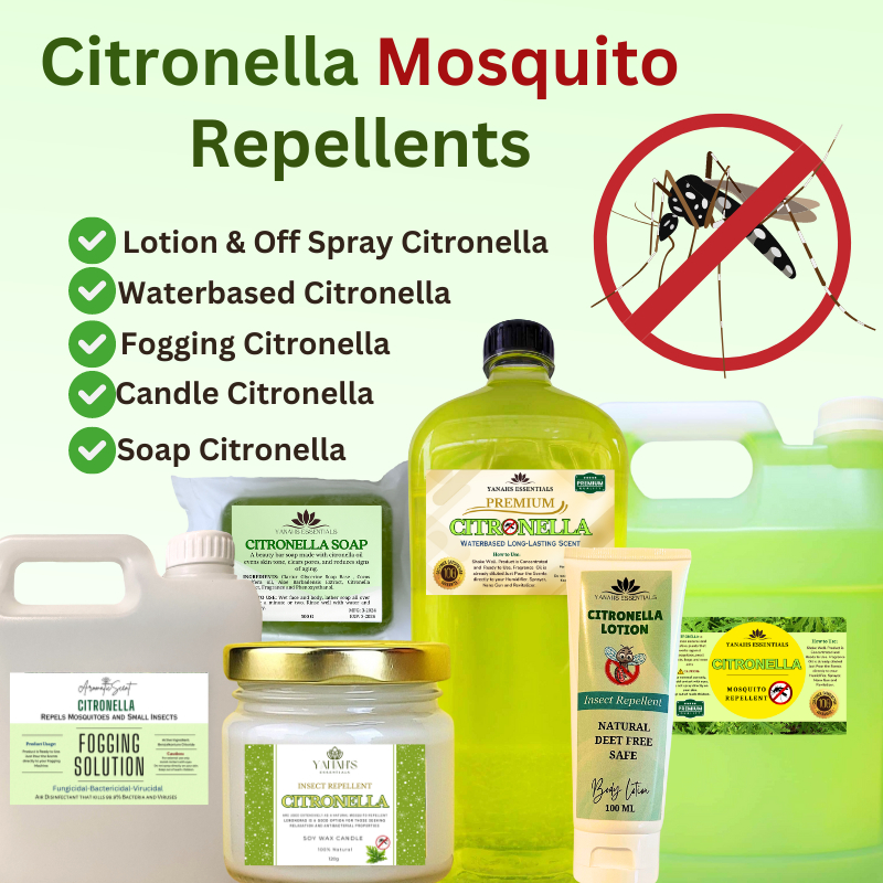 CITRONELLA Mosquito & Small insects Repellents Fogging, Soap, Lotion