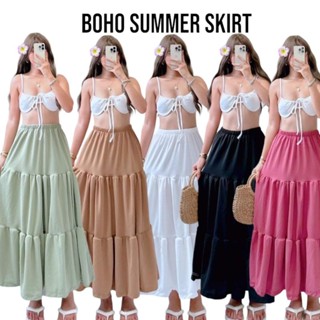 Boho maxi skirt on sale best sale