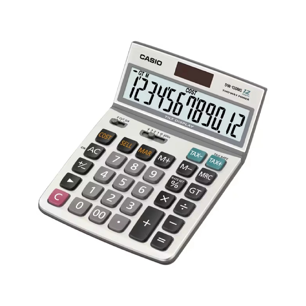 Casio Calculator Desk DW-120MS (DW120MS DW 120 MS DW 120MS) | Shopee ...
