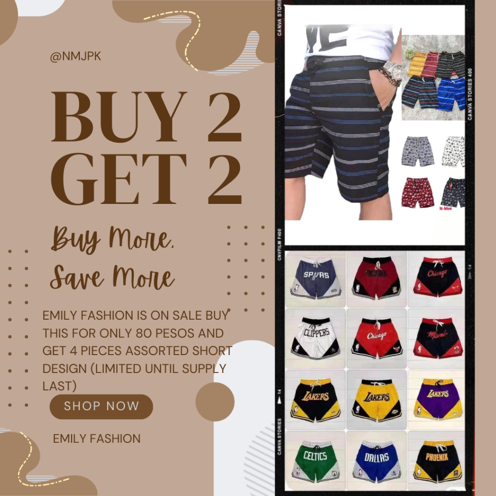 EMILY BUY 2 TAKE 2 (TOTAL 4 PIECES)Assorted Shorts& Assorted Crop Tops ...