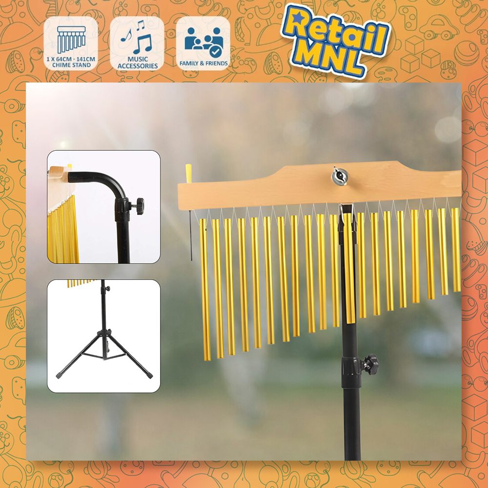 Retailmnl 25 Tone Percussion Musical Wind Chime with Stand Music ...