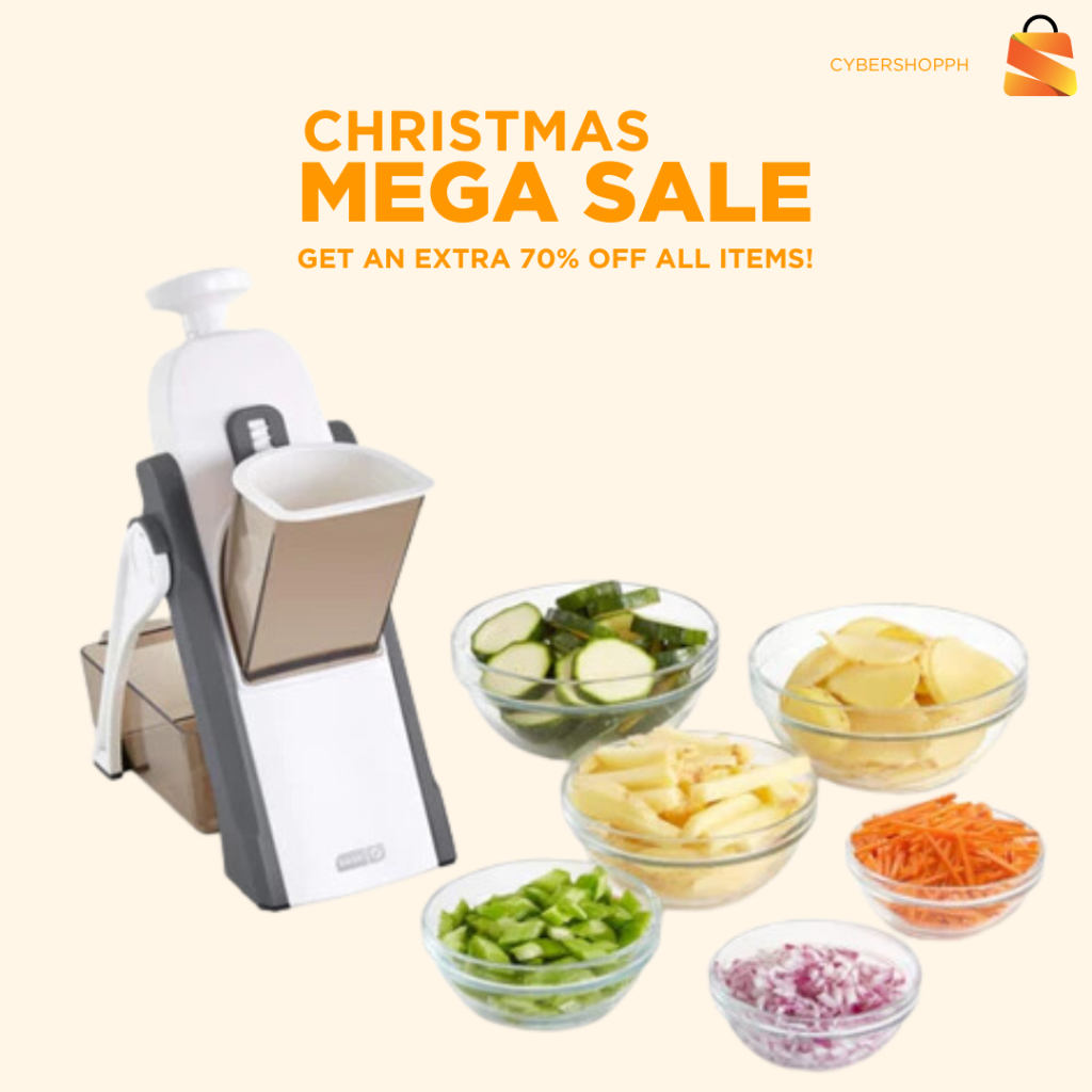Adjustable Food Chopper Multi-functional Safe Slice Mandoline Food ...