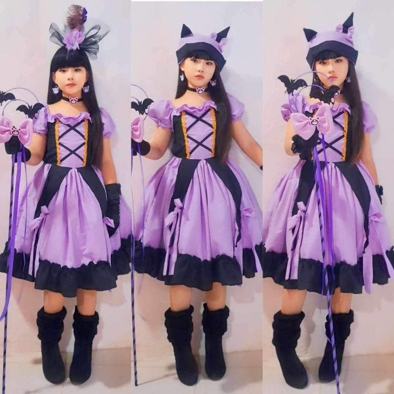 kuromi dress costume for kids girls | Shopee Philippines