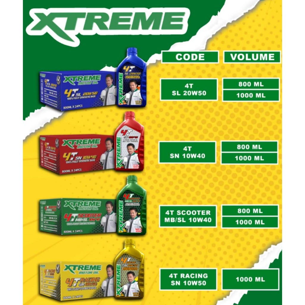 Xtreme Engine Oil For Motorcycle | Shopee Philippines