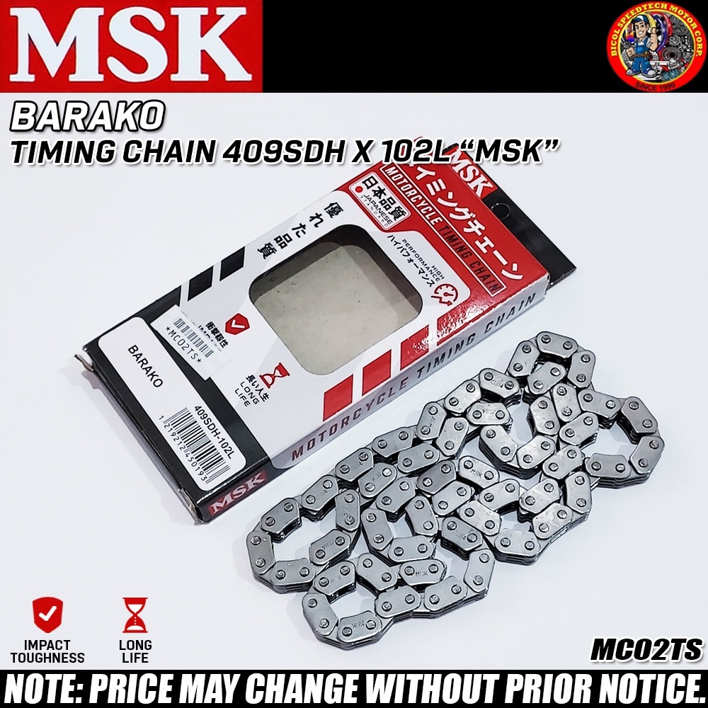 BARAKO TIMING CHAIN 409SDH X 102L 