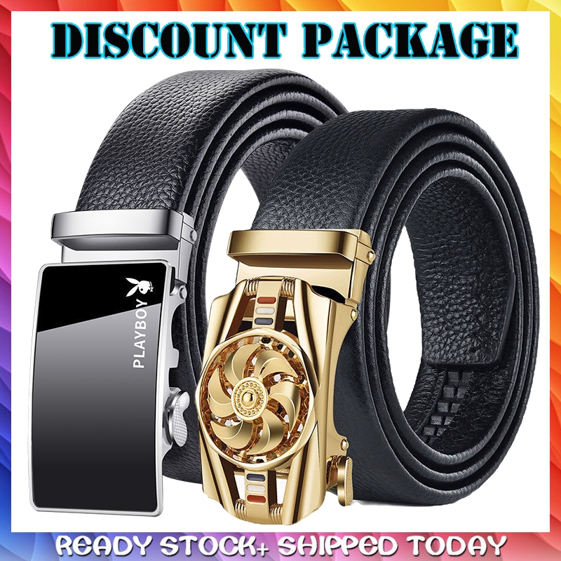 Casual Simple Belt Men's Jeans Buckle Belt Leather Waistband for Men