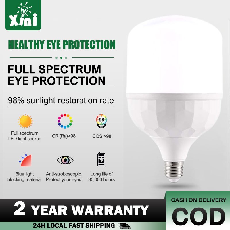 TBubble 60W LED Bulb Lamps WHITE LIGHT E27 Energysaving Bulb