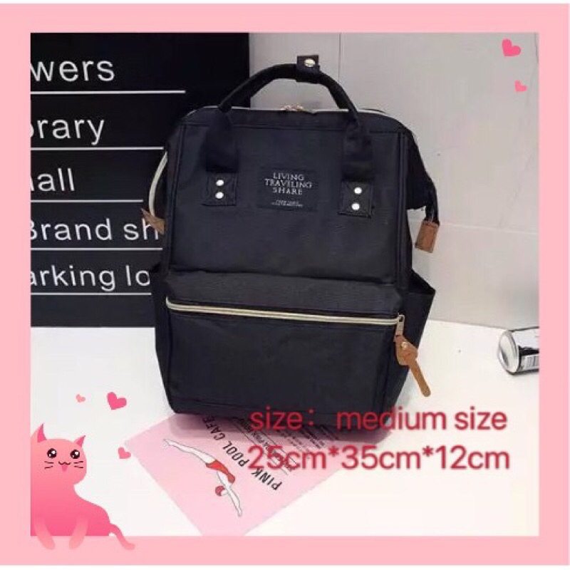 haomi#LTS medium large school backpack double shoulder bagKorean ...