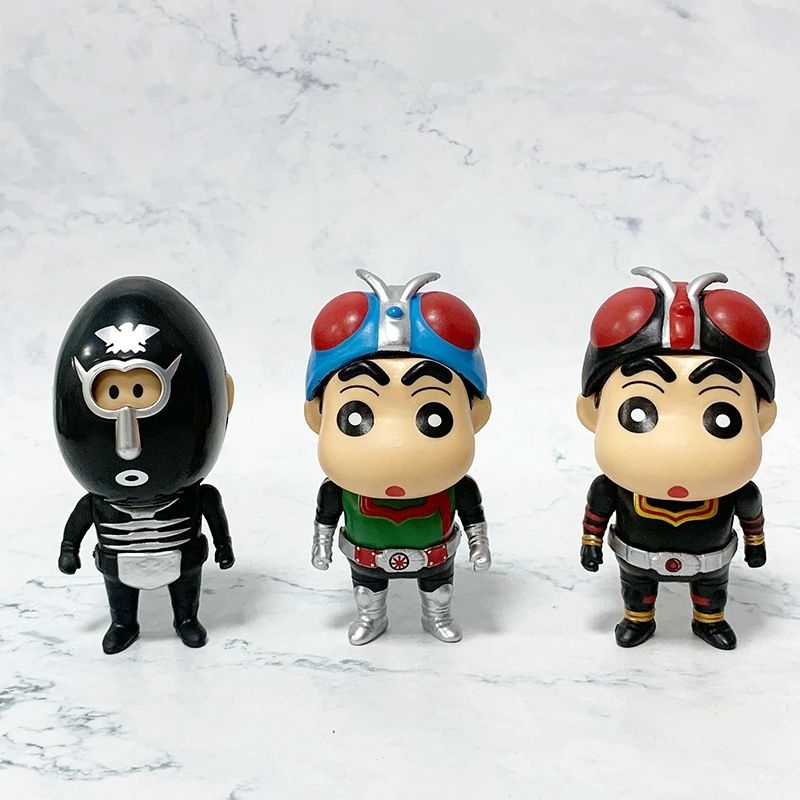 shin chan x kamen rider 12cm | Shopee Philippines