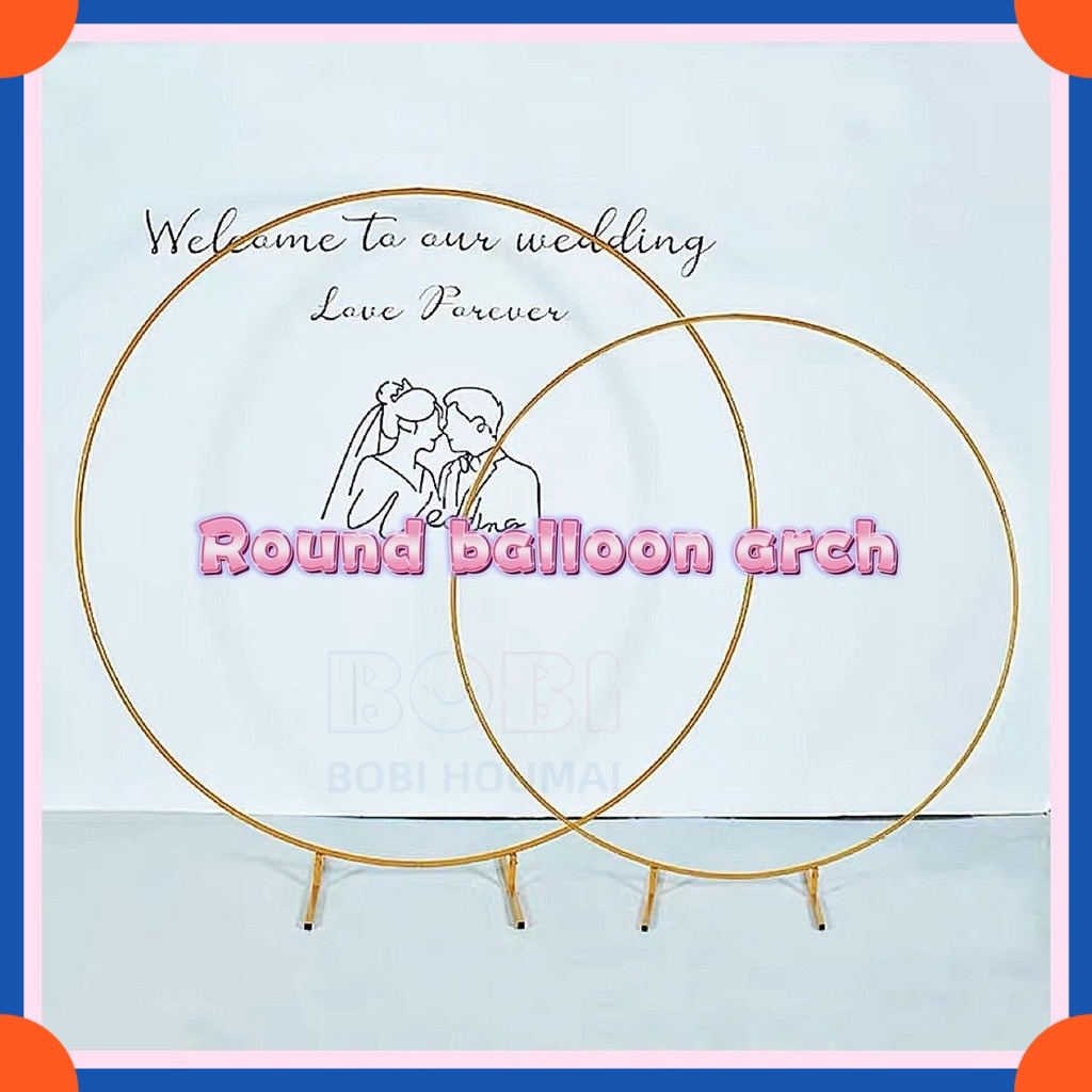 2M Round balloon Arch Metal stand 1.5m 2m 2.5m arch kit wedding party