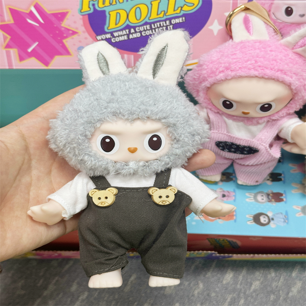 Monster Labub [Exciting Macaron] Full body movable vinyl face blind box ...