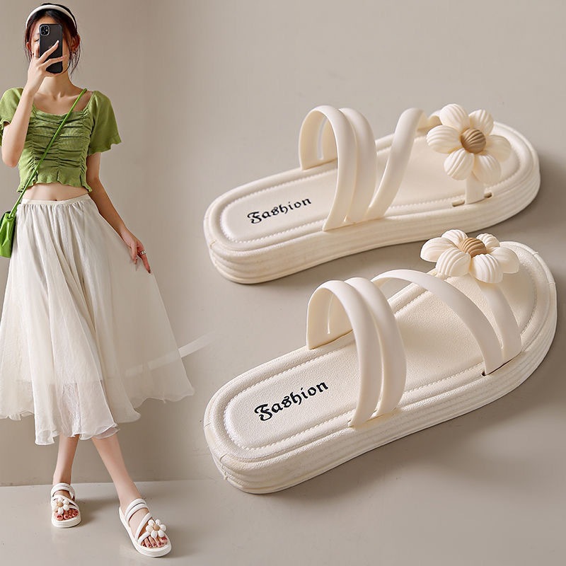 Winter Thick Sole Non-Slip Soft Stylish Fur Hoe Woen Slippers - Lady Slipper and Ladies Shoes price